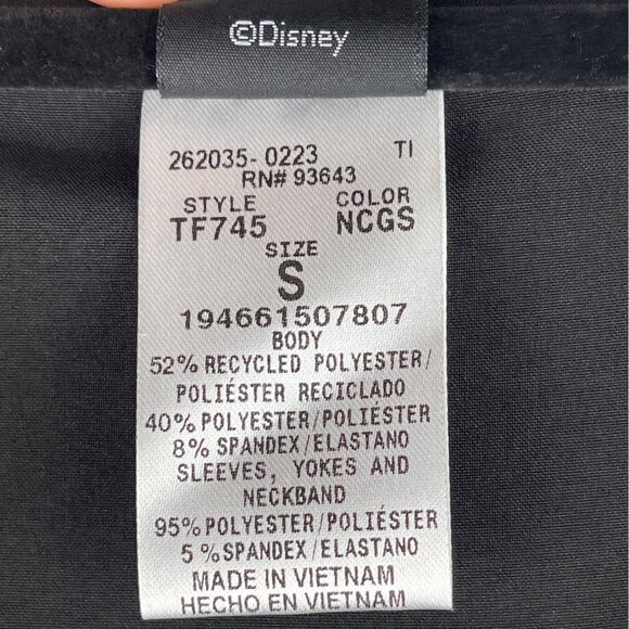 Disney Tooniforms Size Small The Nightmare Before Christmas Modern Classic Scrub - Picture 10 of 10